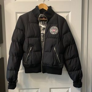 Black Ecko Red bomber puffer/winter jacket